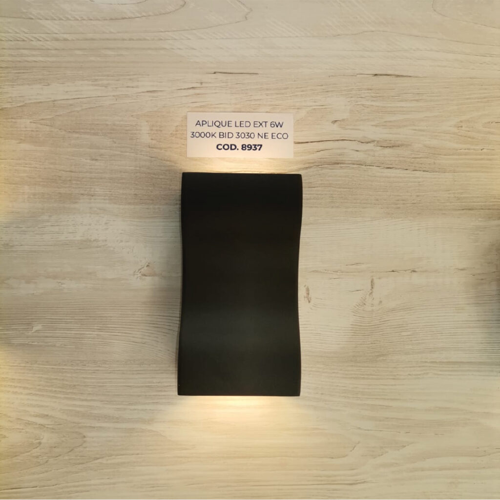 APLIQUE LED EXT 6W 3000K BID 3030 NE ECO