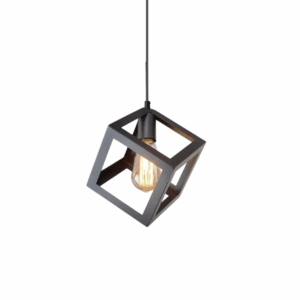 Colgante MOD. Cubo Negro 230x295mm