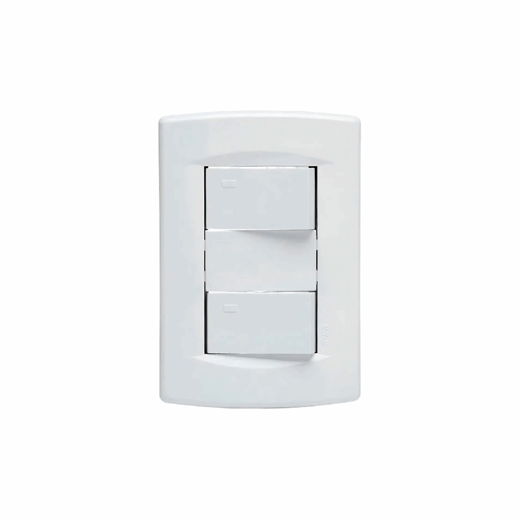 Placa con llave 2 puntos Sica