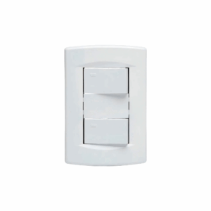 Placa con llave 2 puntos Sica