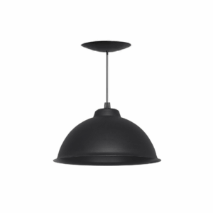 Colgante Esférico de Chapa Negro 235mm