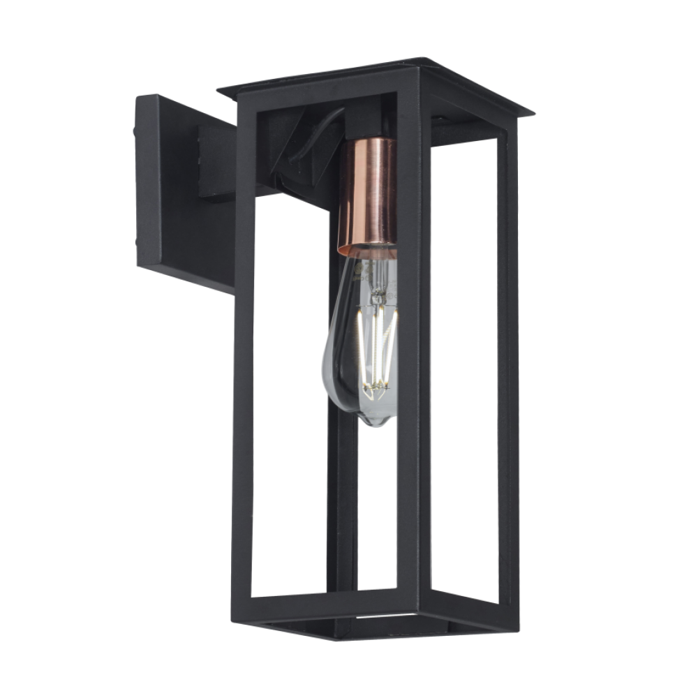 Farol Novara de Hierro con Ménsula Negro