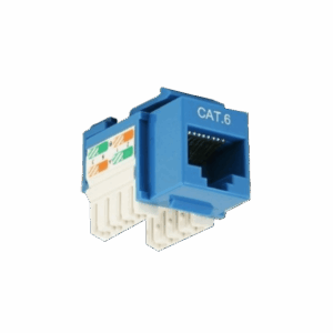 Conector JACK CAT6 Azul