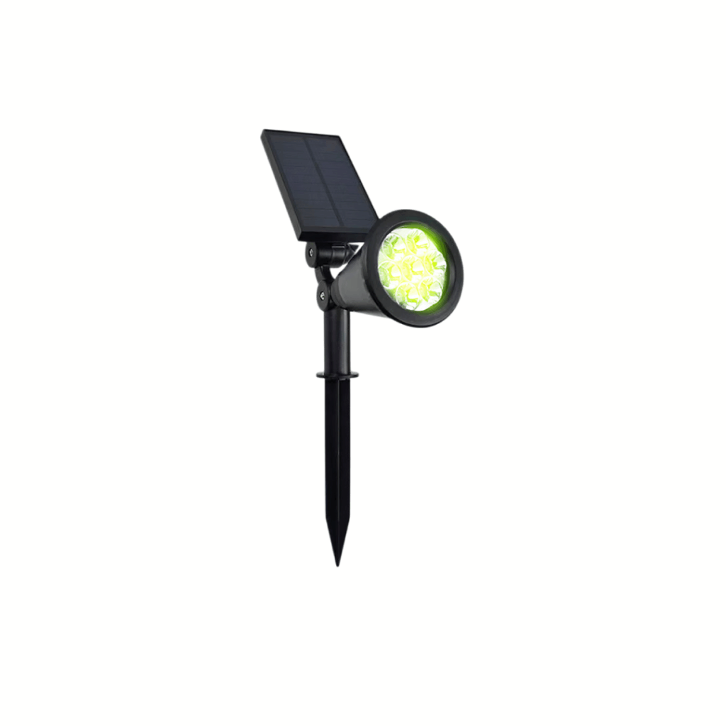 Estaca LED Solar Verde 7 LED's