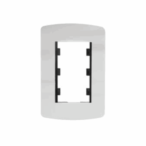 Placa de 3 agujeros Sica Life Blanco