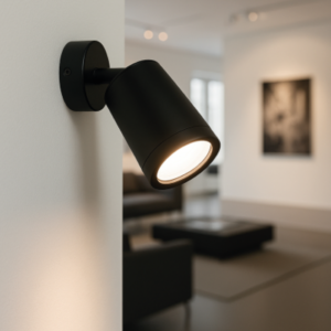 Spot Aplique GU10 Negro A352-6226