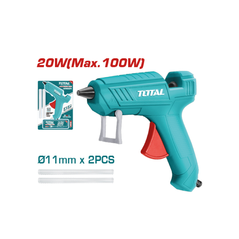 PISTOLA DE SILICONA 20W - TT101116 - TOTAL