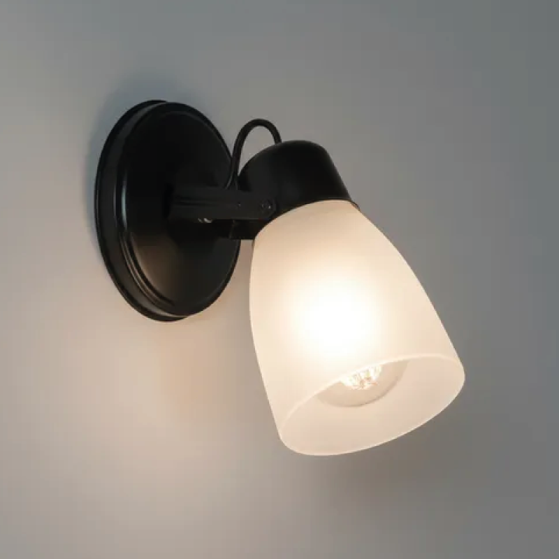 SPOT DE 1 LUZ ''VALEN'' C/ TULIPA PVC