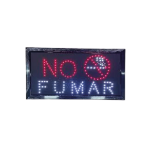 CARTEL LED «NO FUMAR»