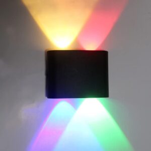 Aplique LED externo 4W RGB