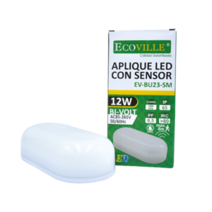 Aplique LED con sensor de movimiento 12W
