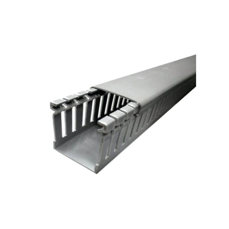 Cable Canal 40x60 Ranurado Gris Mutlusan 2 metros