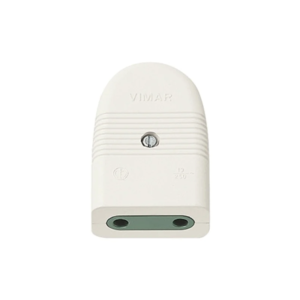 Ficha hembra 10A 250V Blanco - VIMAR