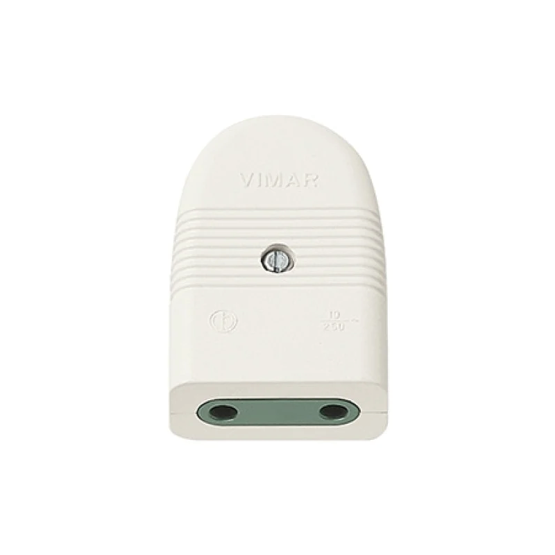 Ficha hembra 10A 250V Blanco - VIMAR