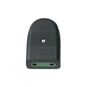 Ficha hembra 10A 250V Negro - Vimar