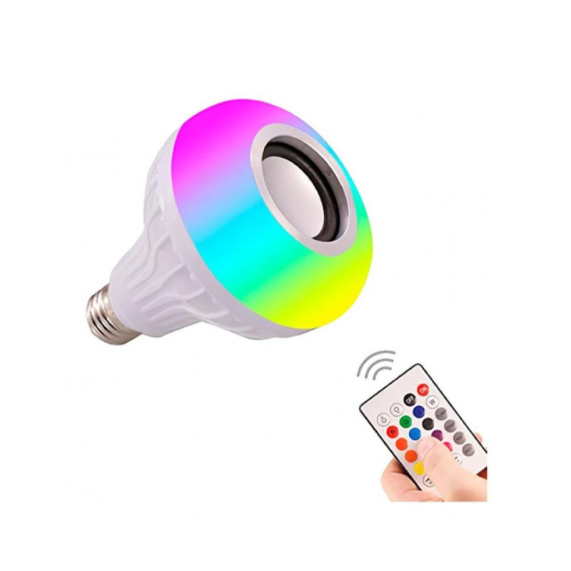 Lámpara 12W RGB Bluetooth con control - Ecoville