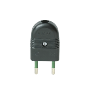 Ficha macho 10A Negro VIMAR