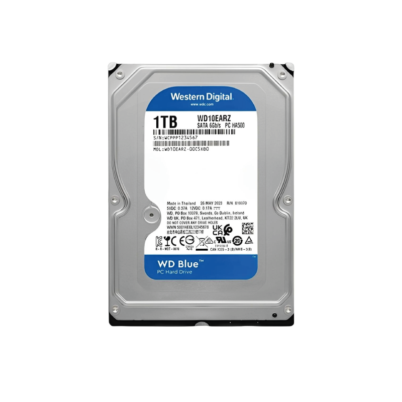 Disco Duro 1TB WD BLUE 5400RPM 64MB WD10EARZ