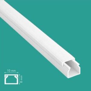 Cable Canal 10x8 c/adh Mutlusan tira 2 metros