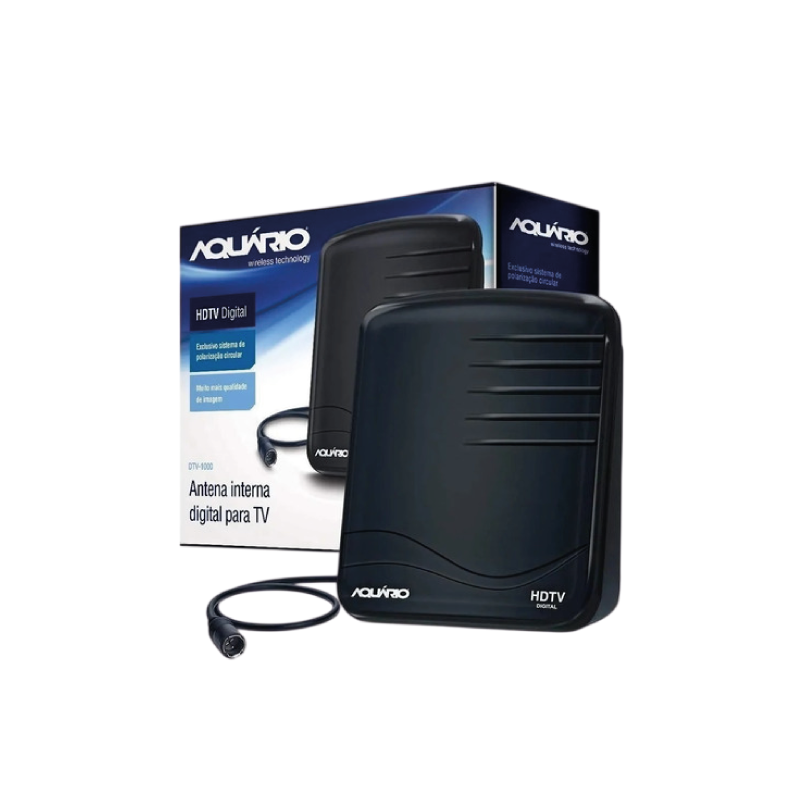Antena Digital Interna para TV / DTV-1000 Aquario