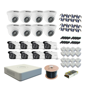KIT de 16 Cámaras de Seguridad 720p - Hikvision