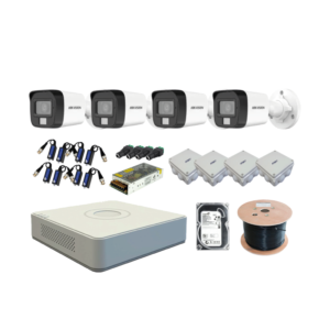 KIT de 4 Cámaras de Seguridad 1080p - Hikvision