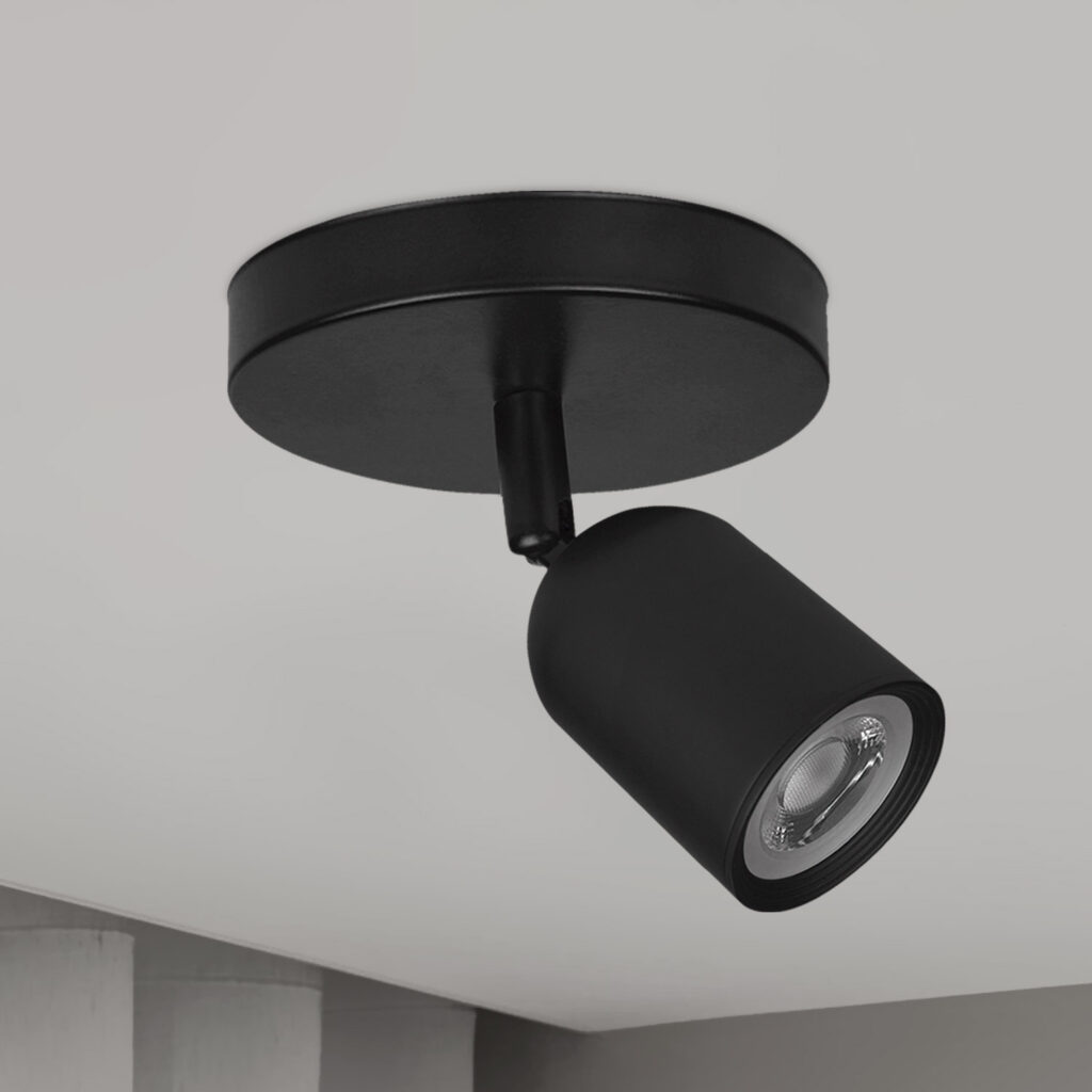 Spot externo LED 7W negro EV-06307 Ecoville