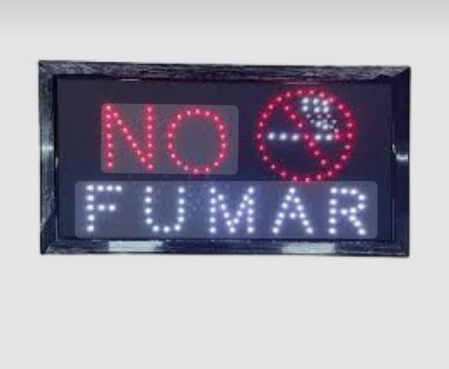 Cartel led No Fumar