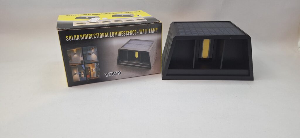 Aplique bidireccional solar