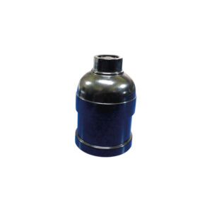 Portalámpara plástico negro EV-910B Ecoville