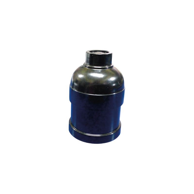 Portalámpara plástico negro EV-910B Ecoville