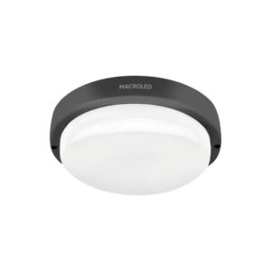 Tortuga LED Redondo 12W 3000K Negro Macroled