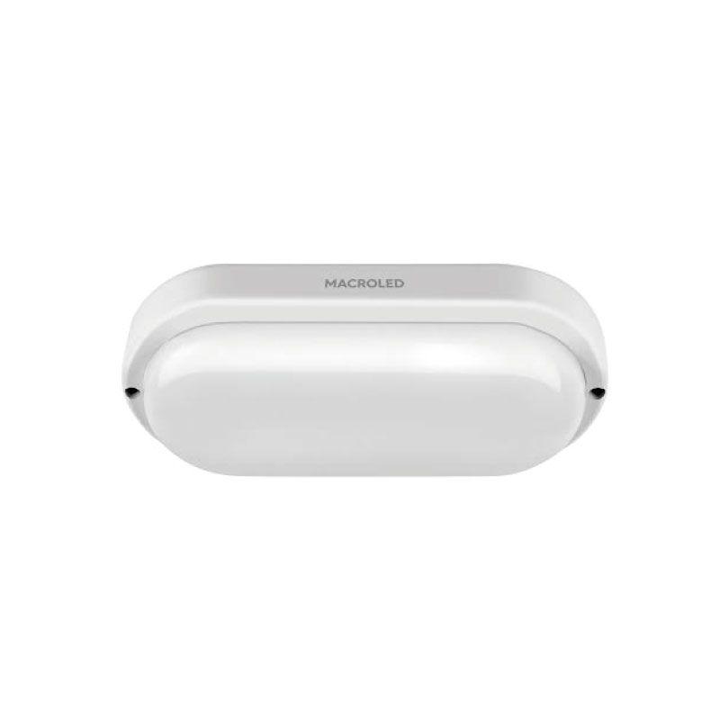 Tortuga LED oval 12W 6500K Blanco Macroled