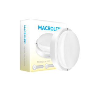 Tortuga LED Redondo 12W 3000k Blanco Macroled
