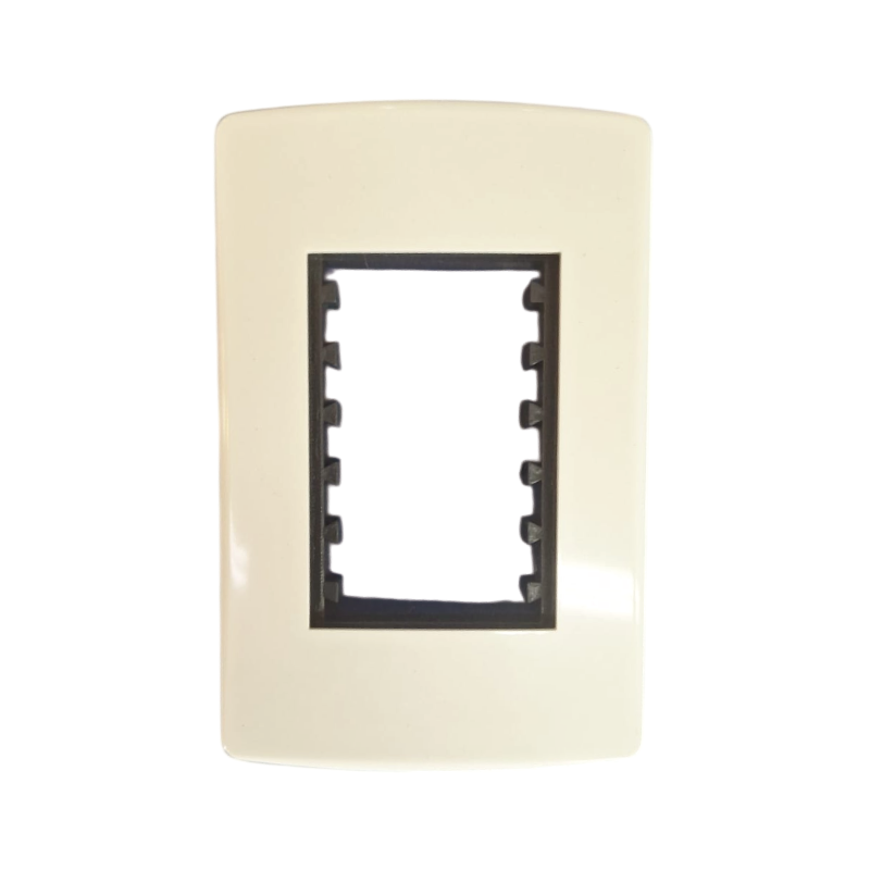 Placa de 3 agujeros Flight blanco (V203)