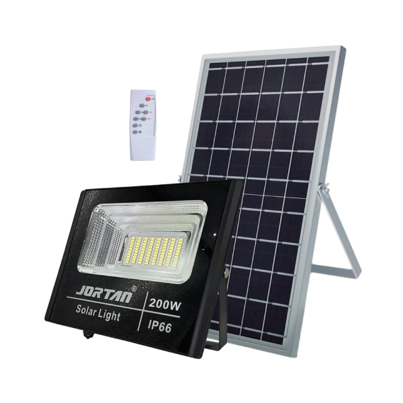 Reflector Solar 200W IP66 6500K c/ control Jortan L-6605