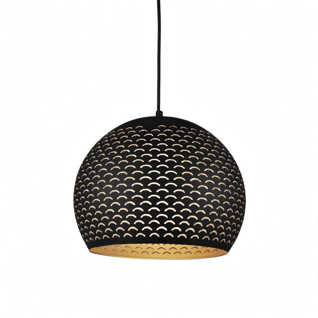 Colgante Negro de 1 luz E27 L-7845